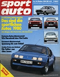 c/o sport auto 10/1980